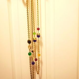 Victorias secret necklaces and gold chain bracelet